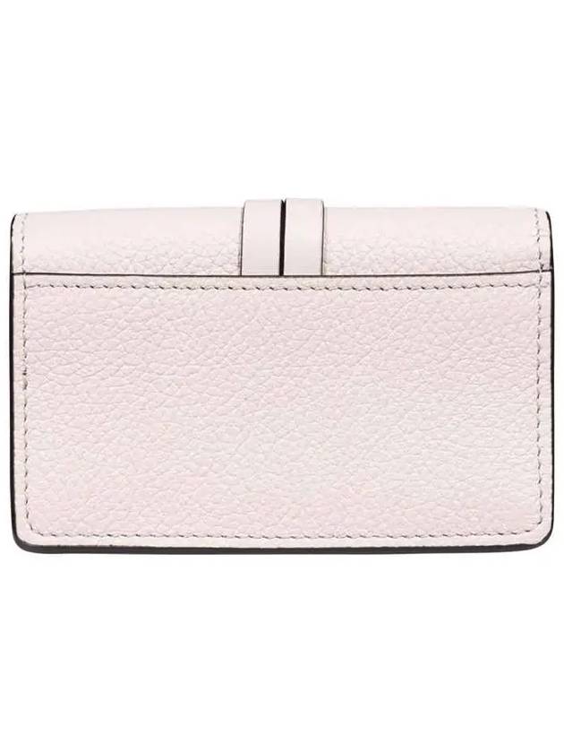 Alphabet Leather Flap Card Wallet Cream - CHLOE - BALAAN 4