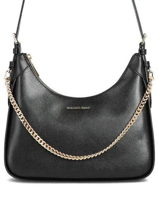 Wilma Chain Leather Shoulder Bag Black - MICHAEL KORS - BALAAN 2