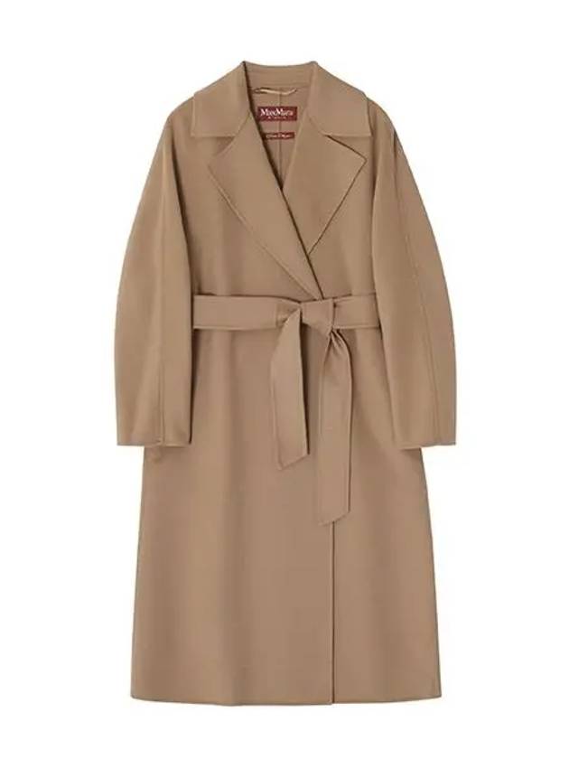 Women's Cles Virgin Wool Single Coat Camel - MAX MARA - BALAAN 3