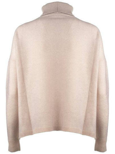 Base Antique Pink Extra Fine Merino Wool Turtleneck Sweater - BASE MILANO - BALAAN 2