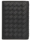 Intrecciato Card Wallet Black - BOTTEGA VENETA - BALAAN 3