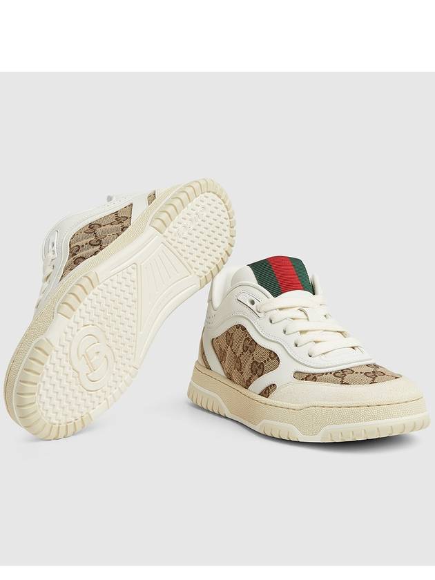 Original GG Canvas Low Top Sneakers Beige White - GUCCI - BALAAN 7