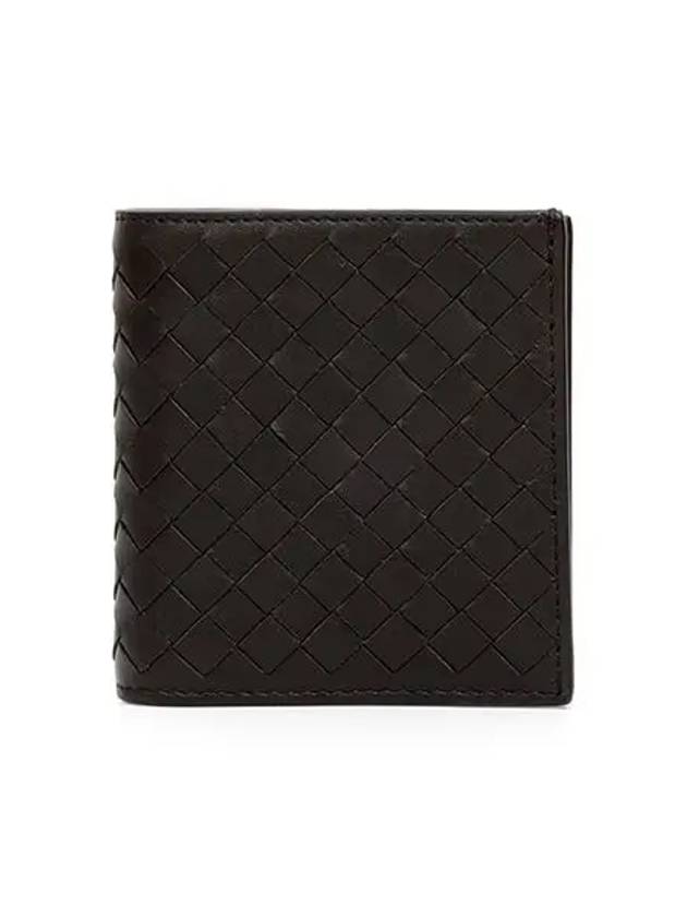 Intrecciato Small Folder Half Wallet Brown - BOTTEGA VENETA - BALAAN 3