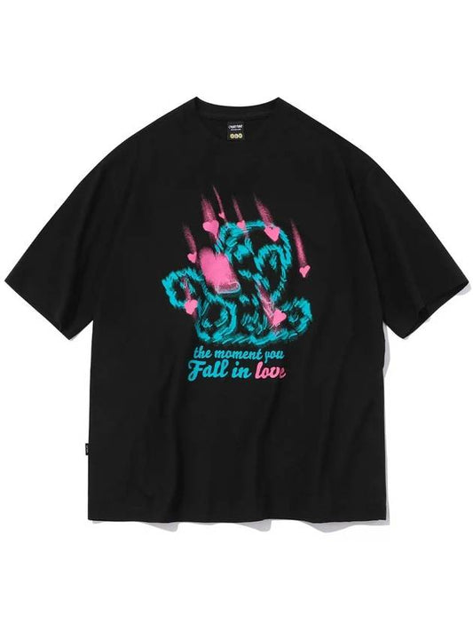 Heart Bang Puppy Short Sleeve T Shirt Black - CPGN STUDIO - BALAAN 2