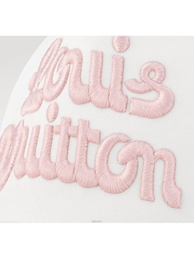 Mesh Signature Ball Cap Pink - LOUIS VUITTON - BALAAN 7