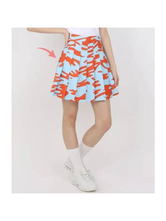 Golf Shoes ADINA PRINT SKIRT GWSD09295 O497 Women's Adina Print Skirt - J.LINDEBERG - BALAAN 1