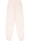 Print Cotton Track Pants Cream - SPORTY & RICH - BALAAN 1