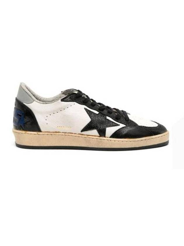 Ballstar Low Top Sneakers White Black - GOLDEN GOOSE - BALAAN 1