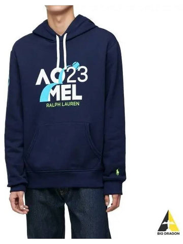 australian open logo hoodie navy - POLO RALPH LAUREN - BALAAN 1