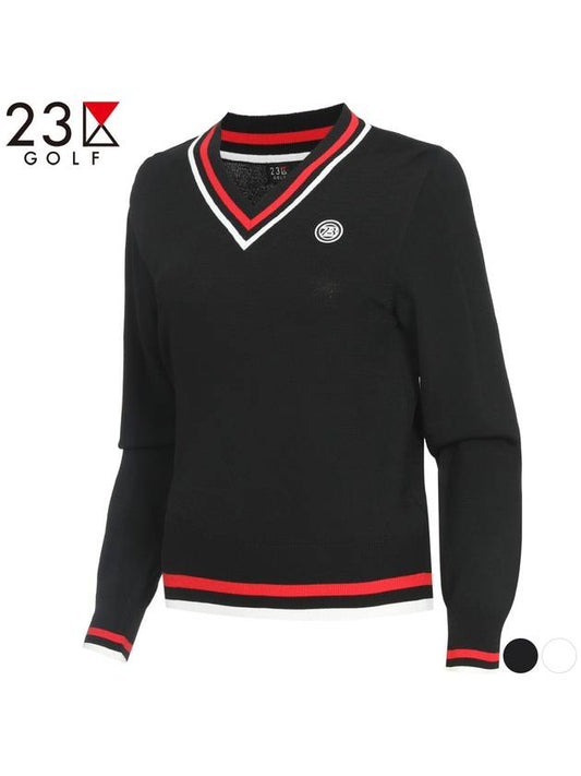 Golf color combination knit t-shirt EN1LKT005 - 23KU - BALAAN 2