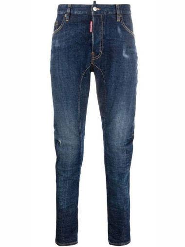 Men's Tidy Biker Skinny Jeans Blue - DSQUARED2 - BALAAN 1