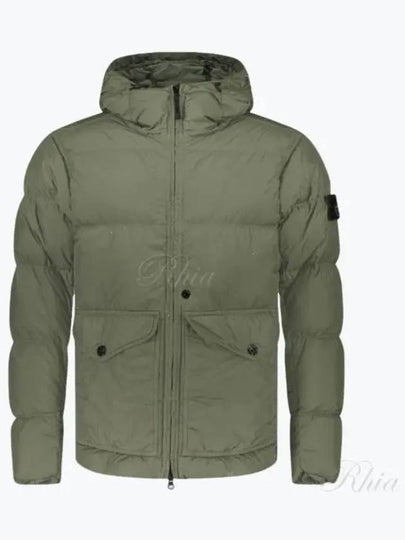 Crinkle Reps Re-Nylon Down Padding Green - STONE ISLAND - BALAAN 2