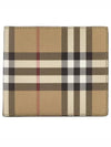 Check Half Wallet Beige - BURBERRY - BALAAN 2