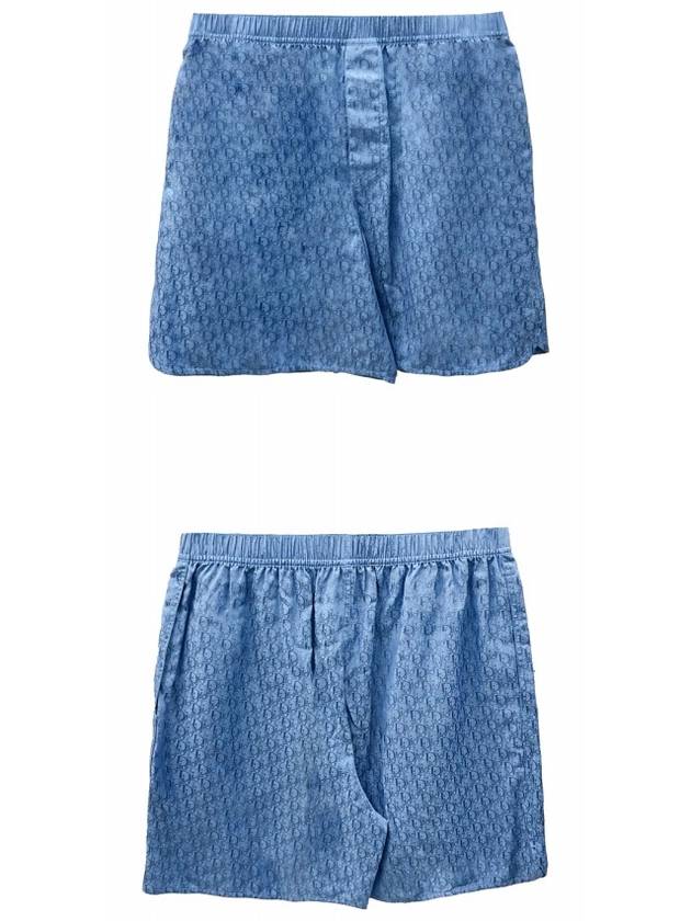 Oblique Shorts Blue - DIOR - BALAAN 5