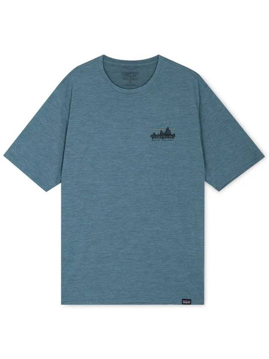 Men s Graphic 73 Skyline Utility Blue DYE Short Sleeve T Shirt 45235 SKUX - PATAGONIA - BALAAN 1