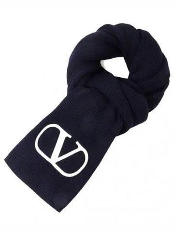 Virgin Wool Muffler Women Scarf - VALENTINO - BALAAN 1