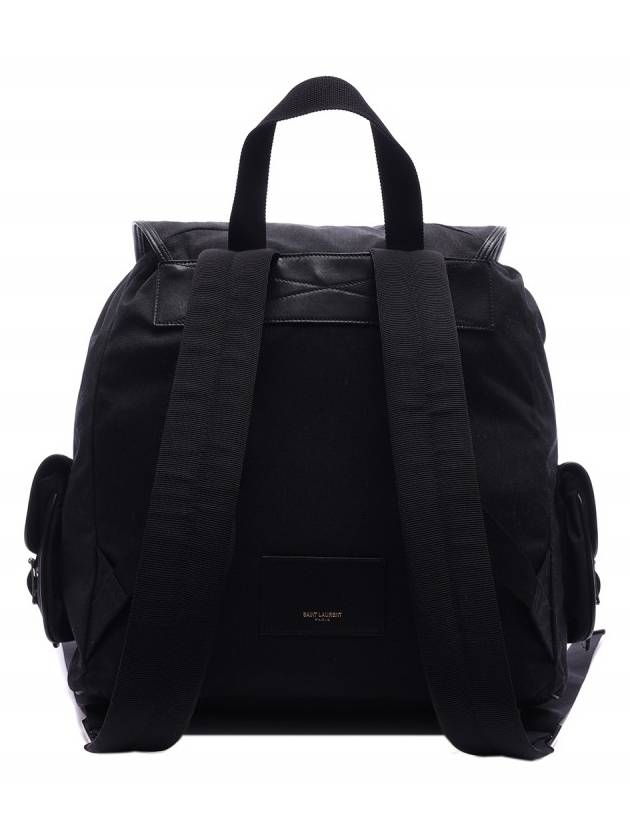 Buckle 4 Pocket Backpack Black - SAINT LAURENT - BALAAN 5