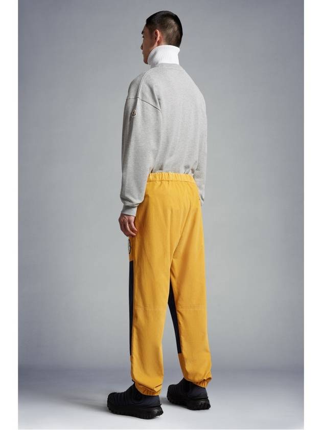 nylon panel track pants yellow - MONCLER - BALAAN 4