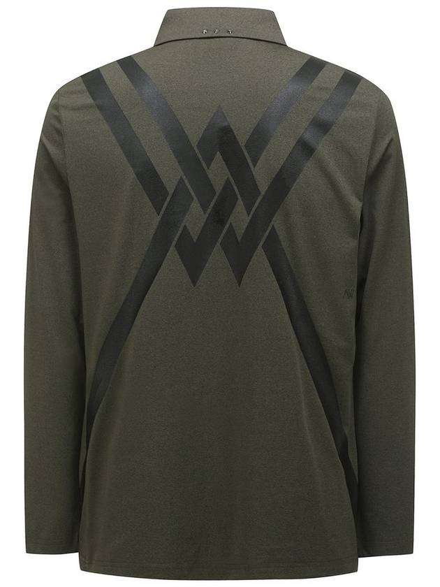 MEN BACK SIGNATURE LOGO LONG T SHIRT - ANEWGOLF - BALAAN 3