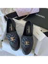 Loafers Lambskin Gold Black - CHANEL - BALAAN 2