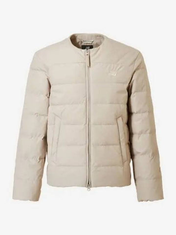 UNI Active Light Down Jacket Europea 36 Beige - NEW BALANCE - BALAAN 1