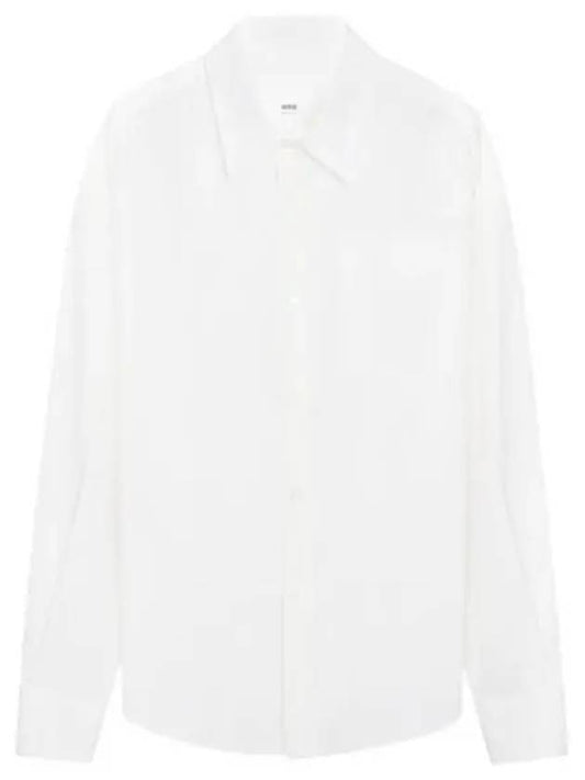 boxy fit shirt women - AMI - BALAAN 1