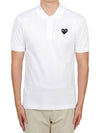 Comme des Gar ons Black Wappen Men s Collar Short Sleeve T Shirt AZ T066 051 2 - COMME DES GARCONS PLAY - BALAAN 1