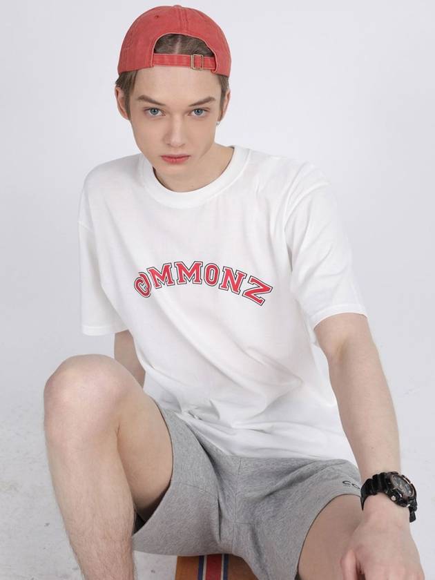 Arch Logo T-Shirt White - COMMONZ - BALAAN 3