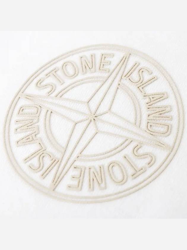 Compass Logo Short Sleeve T-Shirt White - STONE ISLAND - BALAAN 5