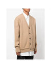 Elbow Patch Cardigan Beige - MAISON MARGIELA - BALAAN 4