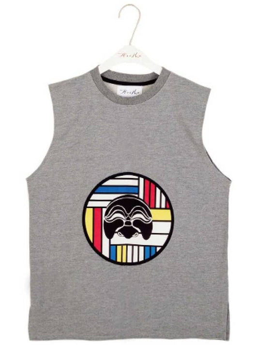 Mondrian Sleeveless GRAY - ASIHA - BALAAN 2