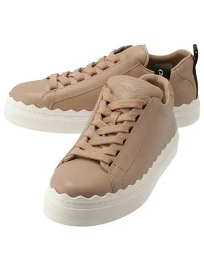 Women's Lauren Low Top Sneakers Beige - CHLOE - BALAAN 2