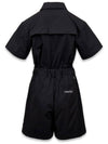 Women s Safari Zip up Jumpsuit Black MCFW24OP2BK - MACKY - BALAAN 3