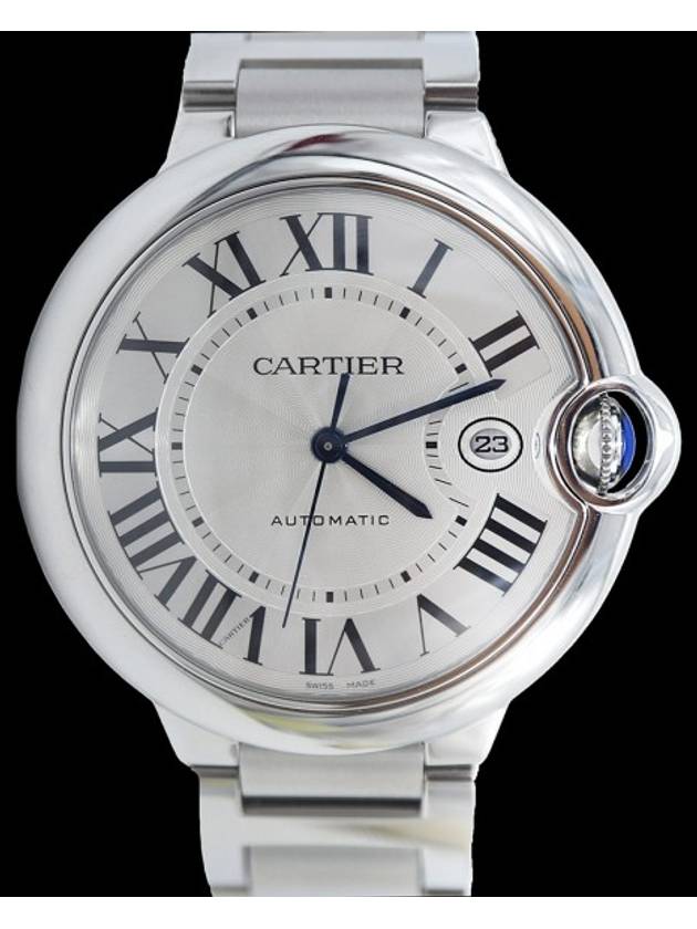 Men s Cartier WSBB0049 42MM Steel Quartz Ballon Bleu de Watch gt Gangbuk used luxury goods - CARTIER - BALAAN 1