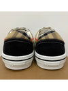 Men's Wilson Vintage Check Mix Low Top Sneakers Black Brown - BURBERRY - BALAAN 5