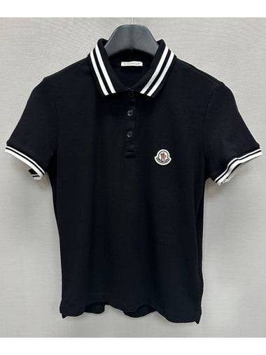 logo patch polo shirt t - MONCLER - BALAAN 1