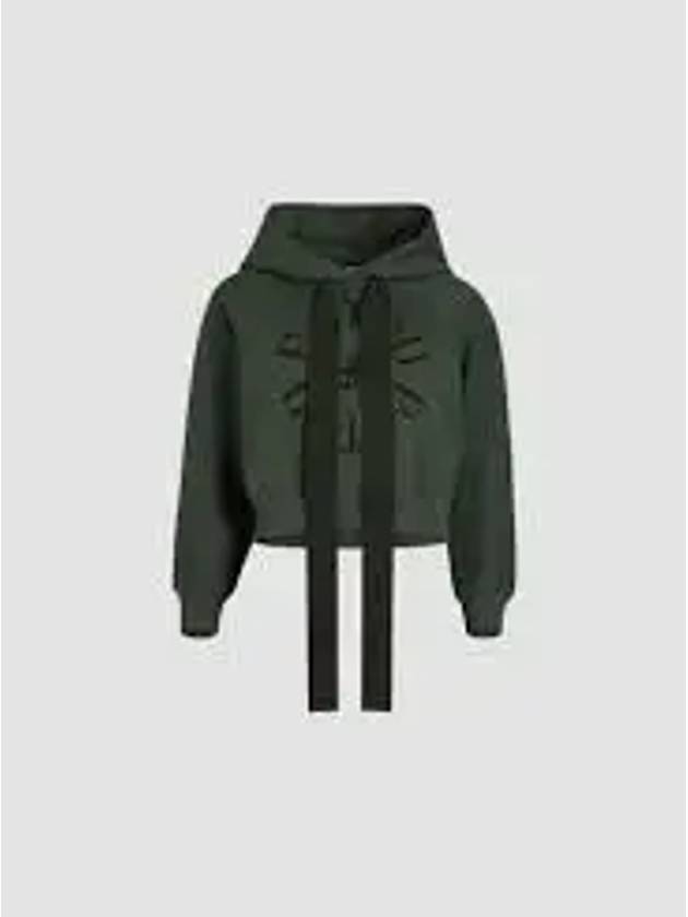 Medallion Organic Cotton Hoodie Green - PATOU - BALAAN 2