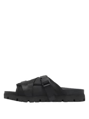 buckle detail sandals men slippers - PRADA - BALAAN 1