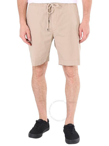 Hugo Boss Light Beige Paper-Touch Stretch Cotton Slim-Fit Shorts, Brand Size 52 (US Size 36) - HUGO BOSS - BALAAN 1