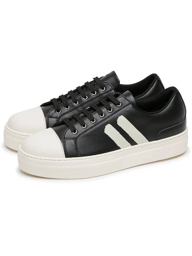 Men's Painting Low Top Sneakers Black - NEIL BARRETT - BALAAN 4