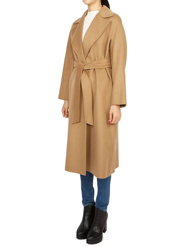 Women's Cles Virgin Wool Single Coat Camel - MAX MARA - BALAAN 3