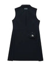 Spring Sleeveless Long Length Dress 1013LZONNAVY - BLACK&WHITE - BALAAN 2