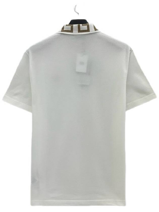 Greca logo collar short sleeve tshirt A87402 1W000 - VERSACE - BALAAN 2