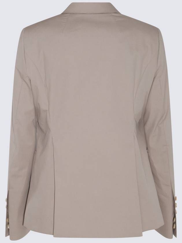 Rick Owens Beige Cotton Blazer - RICK OWENS - BALAAN 2