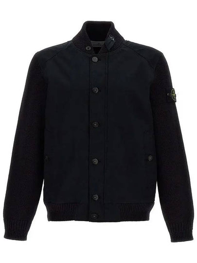 Compass Badge Pleated Windbreaker Blue - STONE ISLAND - BALAAN 2