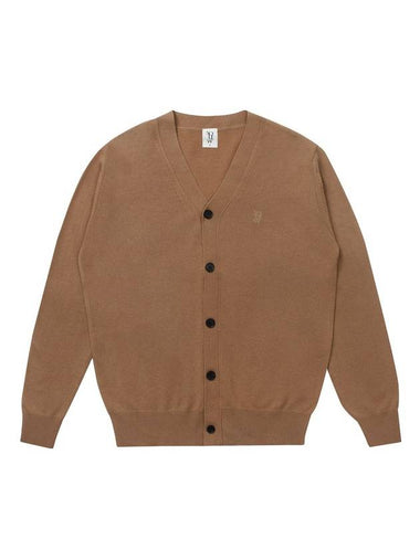 Wool 100% Cardigan Camel - SOLEW - BALAAN 1