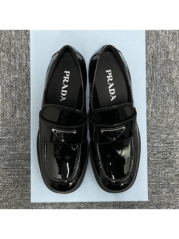 Patent Leather Loafers Black - PRADA - BALAAN 6