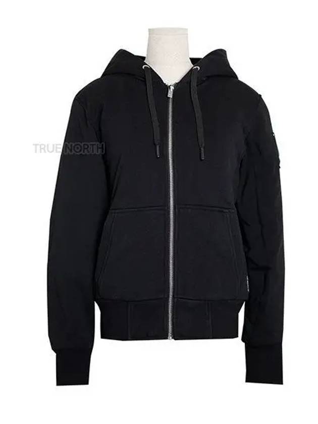 Classic Bunny 2 Zip Up Hoodie White Lining Black - MOOSE KNUCKLES - BALAAN 2