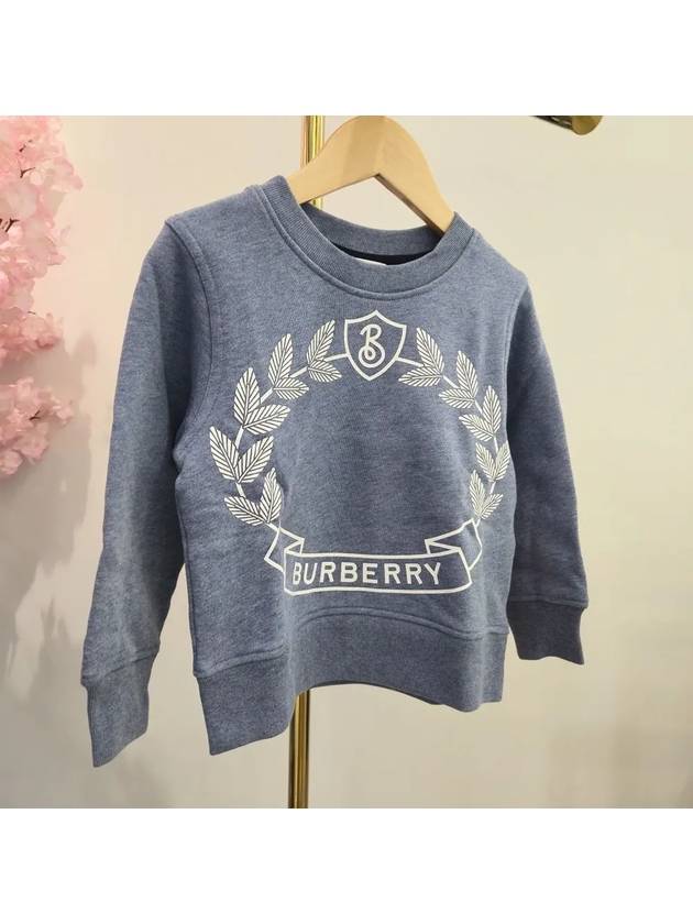 Kids T Shirt 8072330 B6339 SMOKEYSLATEBLUMEL - BURBERRY - BALAAN 6