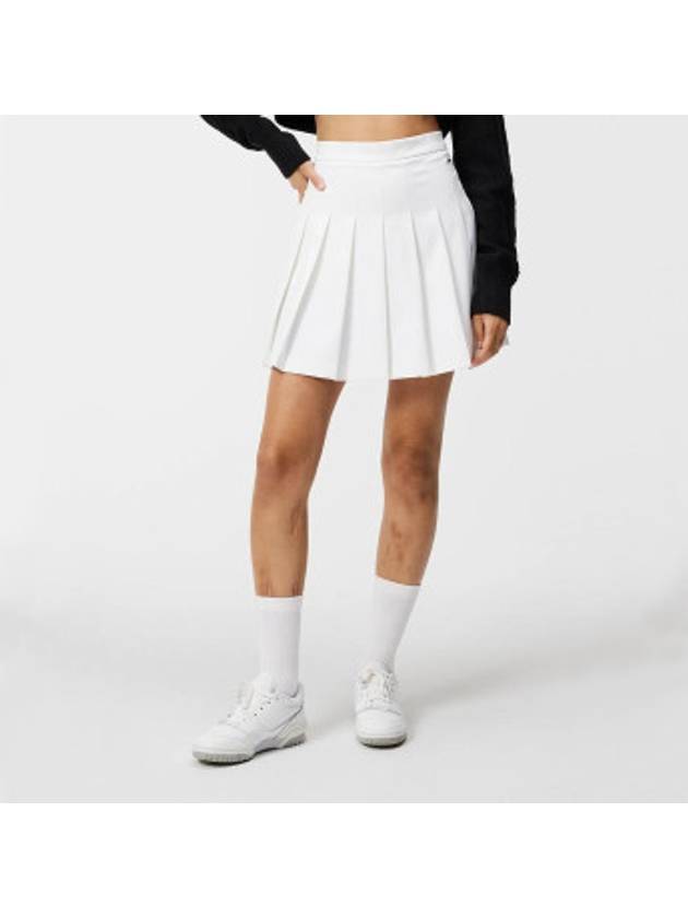 Fay Pleated Skirt White - J.LINDEBERG - BALAAN 8